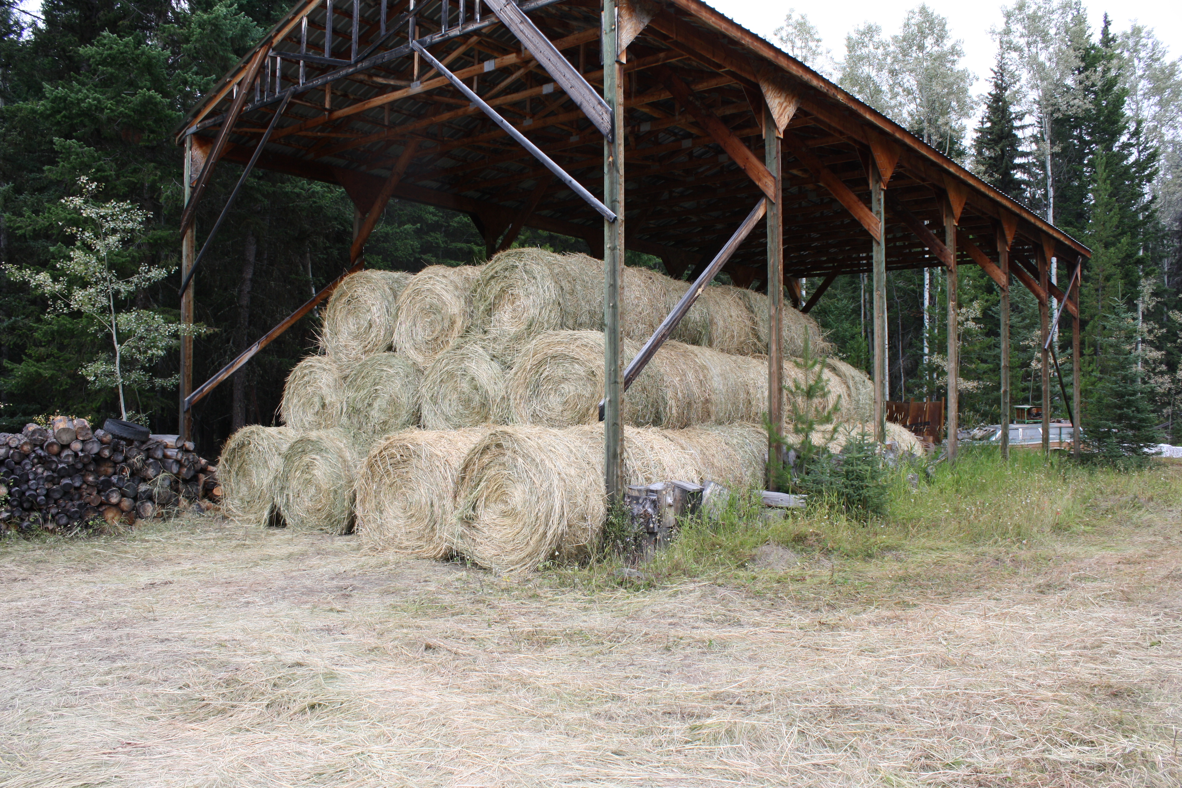 Hay for sale at Buffalo Creek, 2011